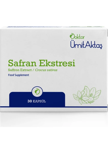 Dr. Ümit Aktaş Safran Ekstresi (Safr'inside®) 30 Kapsül