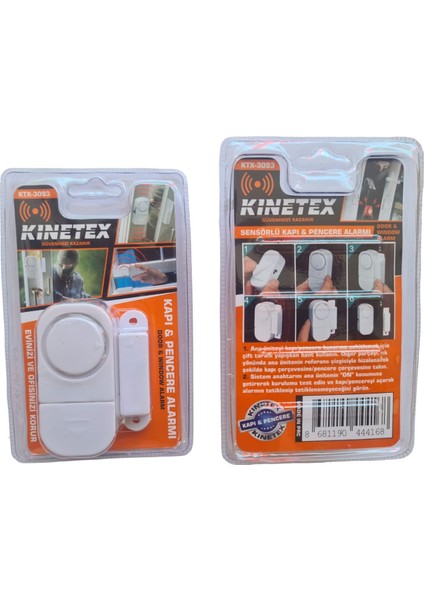 Sensörlü Kapı ve Pencere Alarmı KTX-3093