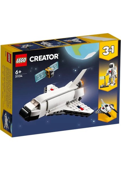 31134 LEGO Creator 3in1 - Uzay Mekiği 144 Parça +6 Yaş