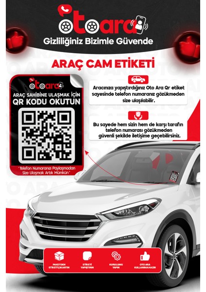 Araç Cam Etiket