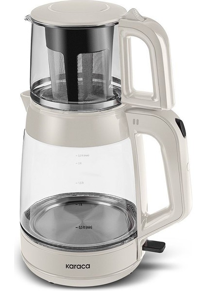 Cam Glass Tea Xl 2 In 1 Cam Çay Makinesi Starlight 2 Yıl Elektrikli Çaydanlık Cam 220 - 240 V 2-3 L