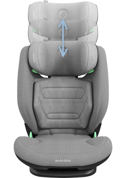 Rodifix Pro I-Size Isofix'li 15-36 kg Çocuk Oto Koltuğu Authentic Grey