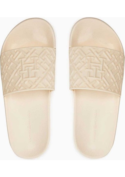 Monogram Pool Side Flip Flops Terlik