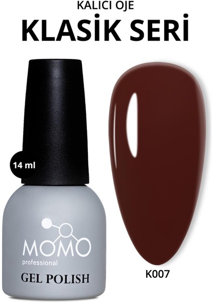 Kalıcı Oje K007 Acı Kahve ,14ML