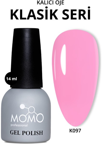 Kalıcı Oje K097 Soğuk Gülpembe 14 ml