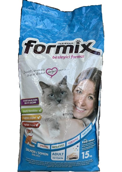 Formix Somonlu Yetişkin Kedi Maması 15 kg