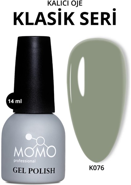 Kalıcı Oje K076 Sedef Yosun Yeşili 14 ml