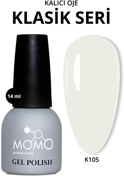 Kalıcı Oje K105 Gelin Beyazı 14 ml