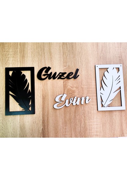 Yaprak Temalı Duvar Süsü 2 Li Set fiyatları