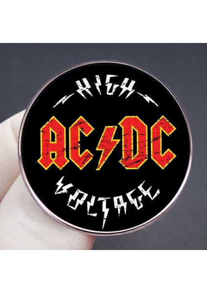 Acdc Broş, Avustralya Punk Müzik Rozeti, Metal Alaşım Rozeti, Giyim Için Uygun, Aksesuarları, Hediye (Yurt Dışından)