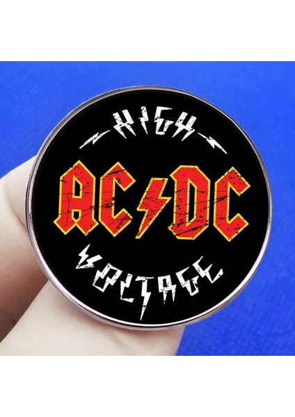 Acdc Broş, Avustralya Punk Müzik Rozeti, Metal Alaşım Rozeti, Giyim Için Uygun, Aksesuarları, Hediye (Yurt Dışından)