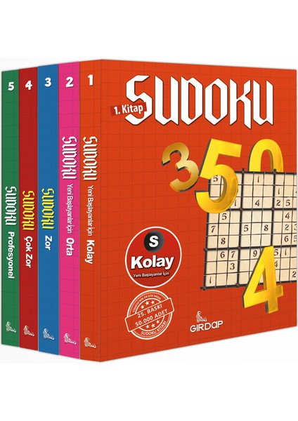 Kolaydan Zora Sudoku 5’li Set – Salim Toprak