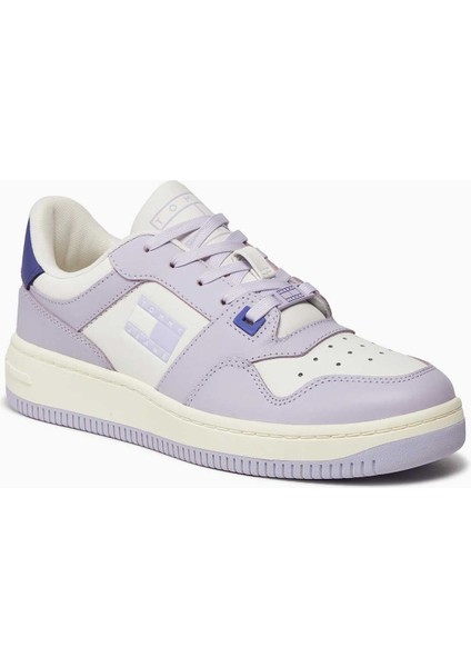 Retro Basket Tonal Logo Sneakers