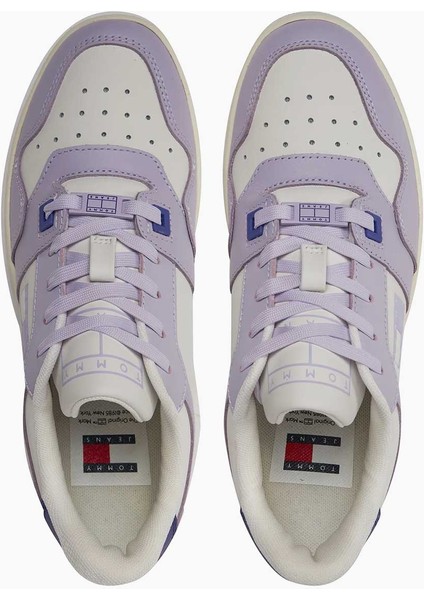 Retro Basket Tonal Logo Sneakers