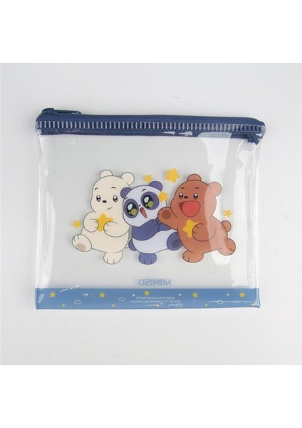 We Baby Bears Lisanslı Şeffaf Kalemlik Sevimli Karakterler 14 x 12 cm