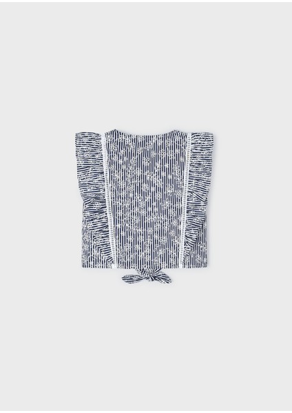 Kız Çocuk Çizgili Gömlek-Lacivert indirimleri