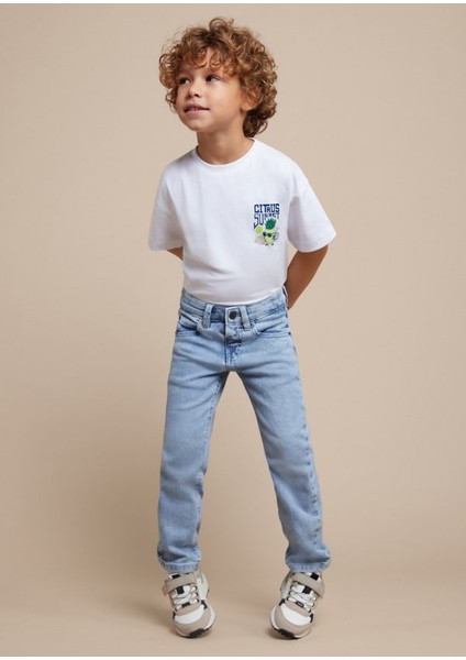 Erkek Çocuk Jean Pantolon-Mavi