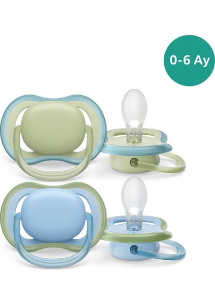 Philips Avent Ultra Air Emzik 0-6 Ay, 2'li Paket, Unisex SCF085/21