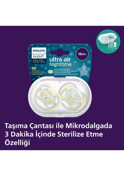 SCF376/01 Ultra Air Gece Emziği 18+ Ay