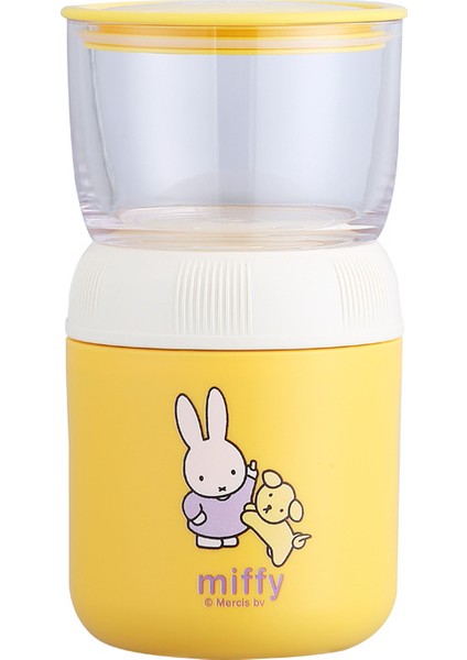 Miffy 304 Paslanmaz Çelik Çorba Bardağı Çok Amaçlı Çift Katmanlı Çocuk Kahvaltı Bardağı (Yurt Dışından)