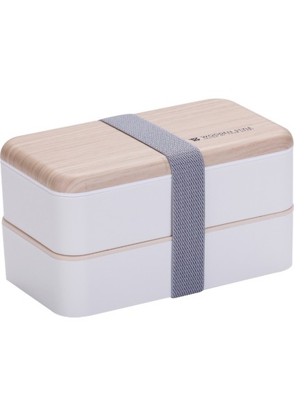 Bölmeli Çift Katmanlı Plastik Öğle Yemeği Kutusu (Yurt Dışından)