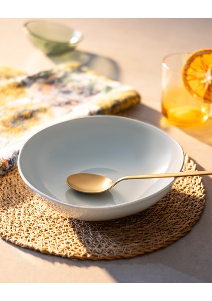 Souci Yemek Tabağı - Mavi - 22 cm