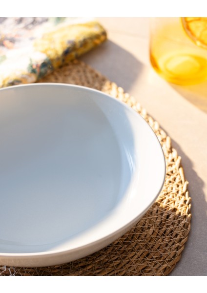 Souci Yemek Tabağı - Mavi - 22 cm