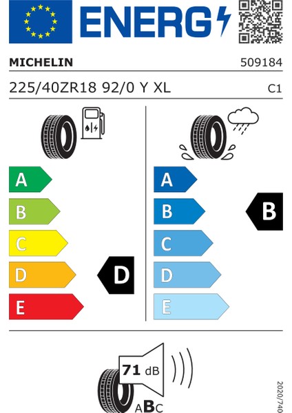 225/40 R18 92Y Xl * Pilot Super Sport Oto Yaz Lastiği (Üretim Yılı: 2023)