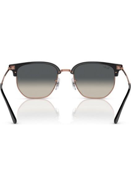 Rb 4416 672071 51 New Clubmaster Unisex Geometrik Roze Gold Güneş Gözlüğü