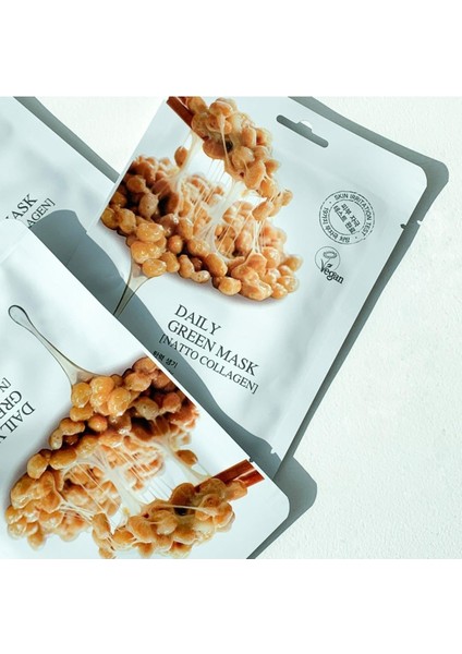 Daıly Yeşil Maske – Natto Kolajen fırsatları