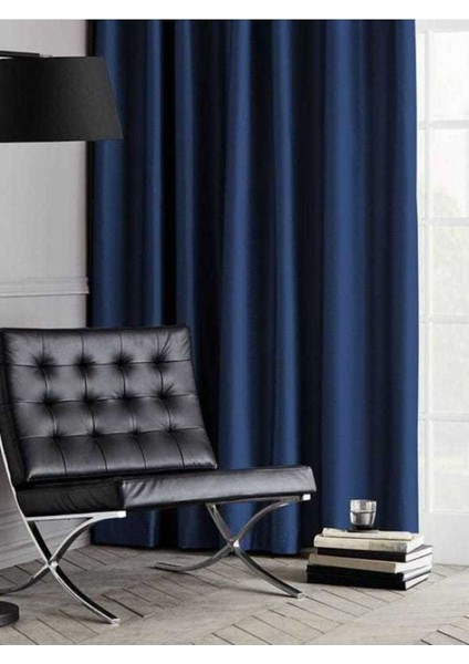 Lüks 1. Sınıf Özel Dikim Lacivert Blackout Ekstraforlu Fon Perde indirimleri