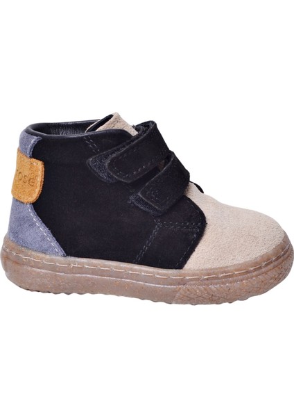 Merli&Rose Natura Siyah 104 Çocuk Deri Bot