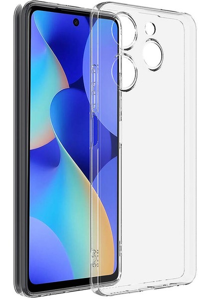 Tecno Spark 20 Pro 5g Uyumlu Kılıf Yumuşak Şeffaf Ince Süper Silikon Şeffaf