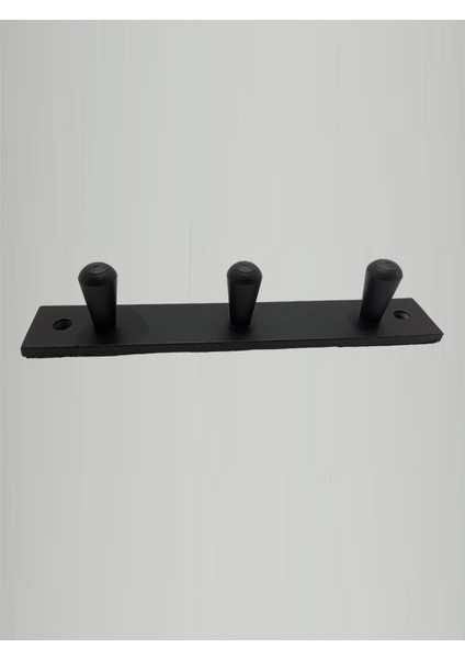 İster Kendinden Yapışkanlı İster Vidalı Havlu Bornoz Banyo Askılık Mat Siyah