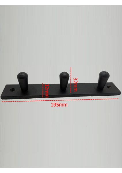 İster Kendinden Yapışkanlı İster Vidalı Havlu Bornoz Banyo Askılık Mat Siyah modelleri