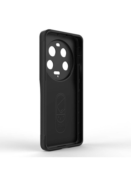 Case 4u Xiaomi Mi 13 Ultra Kılıf Esnek Tpu Oyuklu Arka Yüzey Tasarımlı Etnik Silikon Kapak Siyah