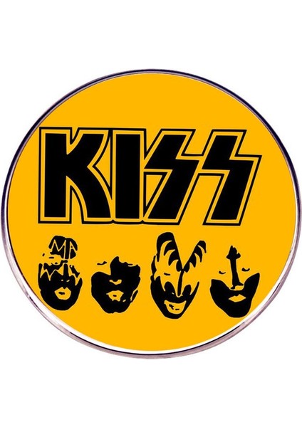 Kıss Rozeti Rock Grubu Metal Müzik Punk Rozeti Alaşım Rozet Aksesuarları (Yurt Dışından)