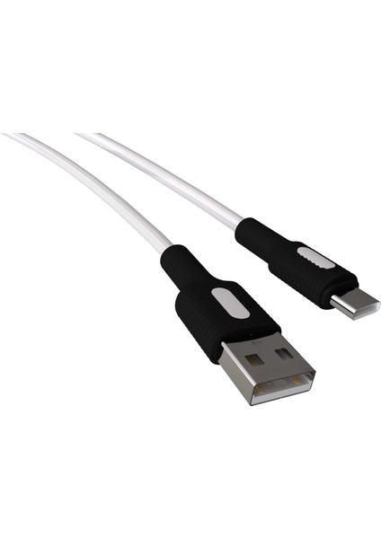 Coral Taraftar Serisi, USB A-C, 120 Cm, 3.0A Hızlı Şarj Kablosu, Siyah/beyaz Uçlar fiyatları