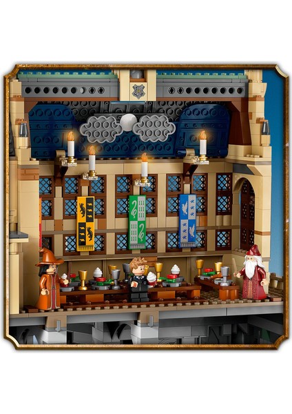 LEGO® Harry Potter Hogwarts Şatosu: Büyük Salon 76435 # 10 Yaş ve Üzeri Harry Potter Hayranları İçin Koleksiyonluk Yaratıcı Oyuncak Yapım Seti (1732 Parça)