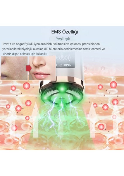 Yüz Germe Makinesi Ems Ultrason Yüz Masajı Cilt Gençlestirici Makinesi Yüz Masaji