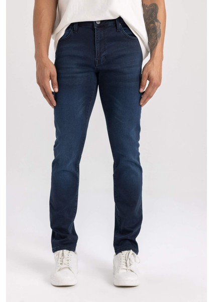 Pedro Slim Fit Dar Kalıp Normal Bel Dar Paça Jean Pantolon C3905AX24SP