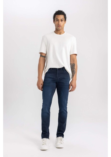 Pedro Slim Fit Dar Kalıp Normal Bel Dar Paça Jean Pantolon C3905AX24SP fiyatları