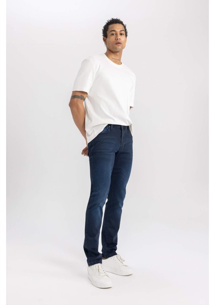 Pedro Slim Fit Dar Kalıp Normal Bel Dar Paça Jean Pantolon C3905AX24SP modelleri