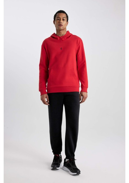Fit Standart Fit Kapüşonlu Skuba Dalgıç Kumaş Cepli Sweatshirt C2310AX24SP fiyatları