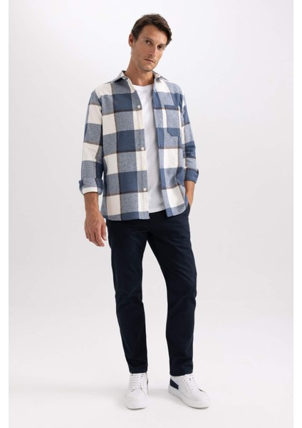Regular Fit Oduncu Uzun Kollu Gömlek Y1702AZ23AU