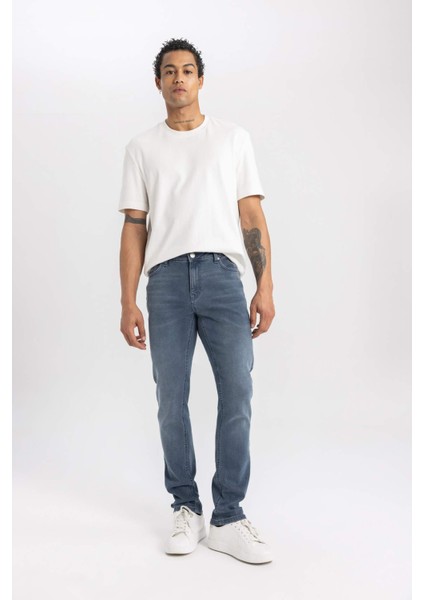 Pedro Slim Fit Dar Kalıp Normal Bel Dar Paça Jean Pantolon B3622AX24SP