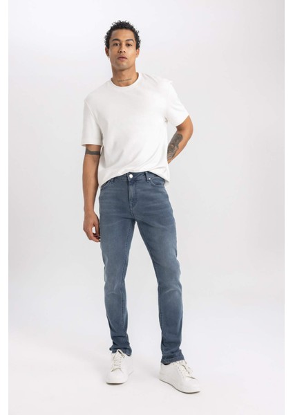 Pedro Slim Fit Dar Kalıp Normal Bel Dar Paça Jean Pantolon B3622AX24SP