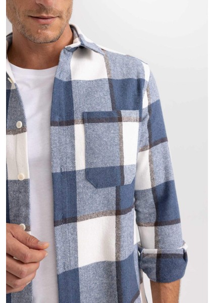 Regular Fit Oduncu Uzun Kollu Gömlek Y1702AZ23AU