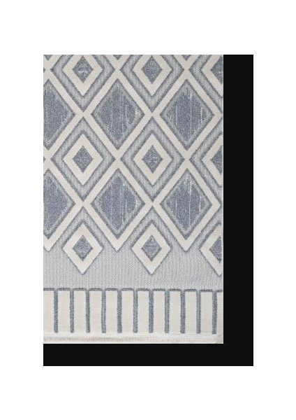 Amentes 09990A Mavi Bohem Iskandinav Tarz Halı modelleri