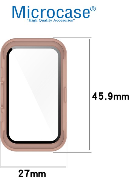 Huawei Band 9 Ekran Korumalı Sert Rubber Kılıf - AL3173 fiyatları